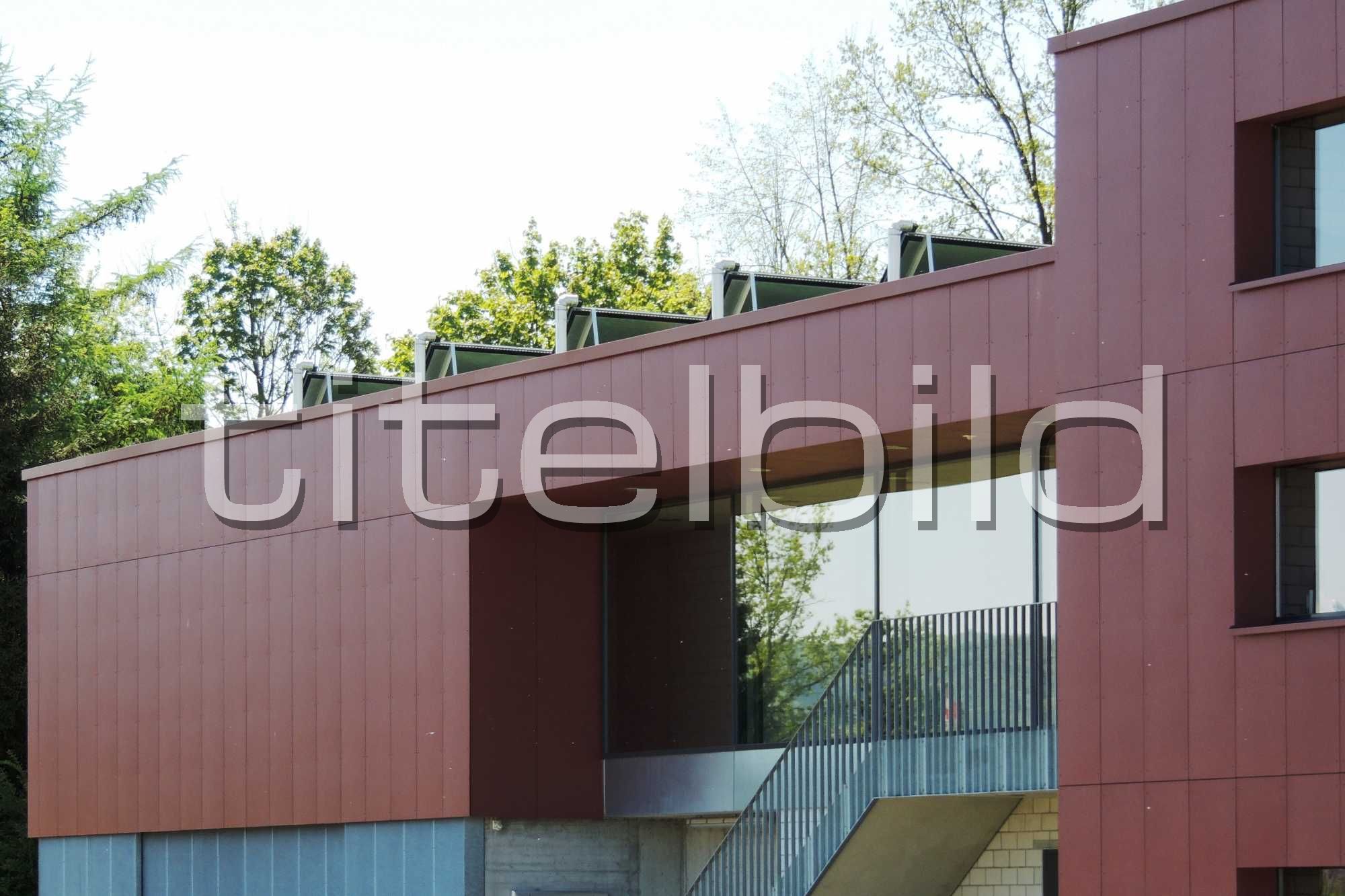 Projektbild-Nr. 2: Neubau Mehrzweckgebäude Sportanlage Trinermatten