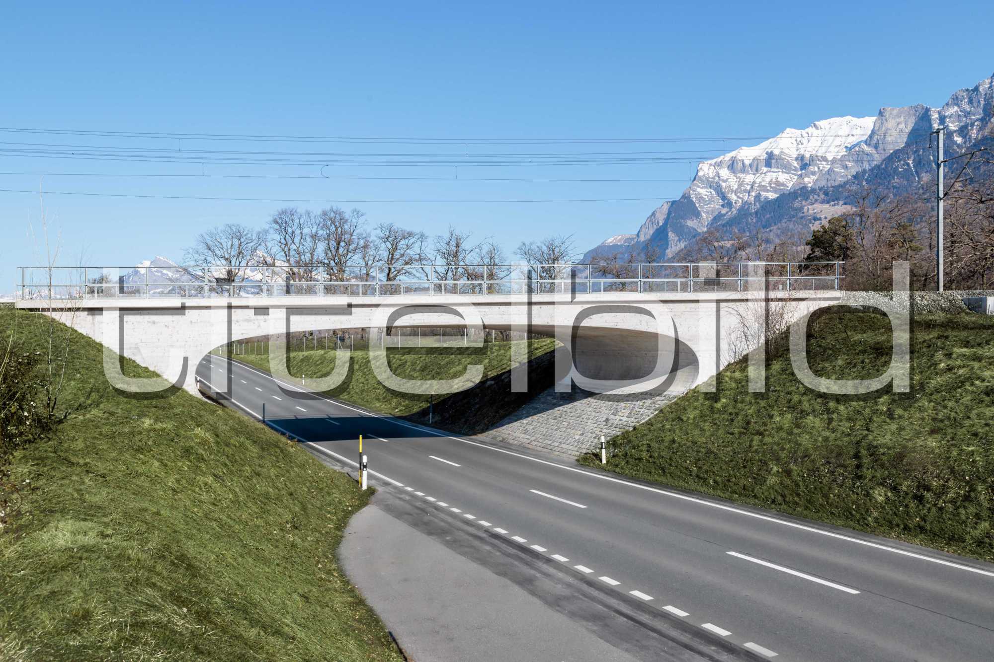 Projektbild-Nr. 1: Doppelspurausbau Landquart - Malans