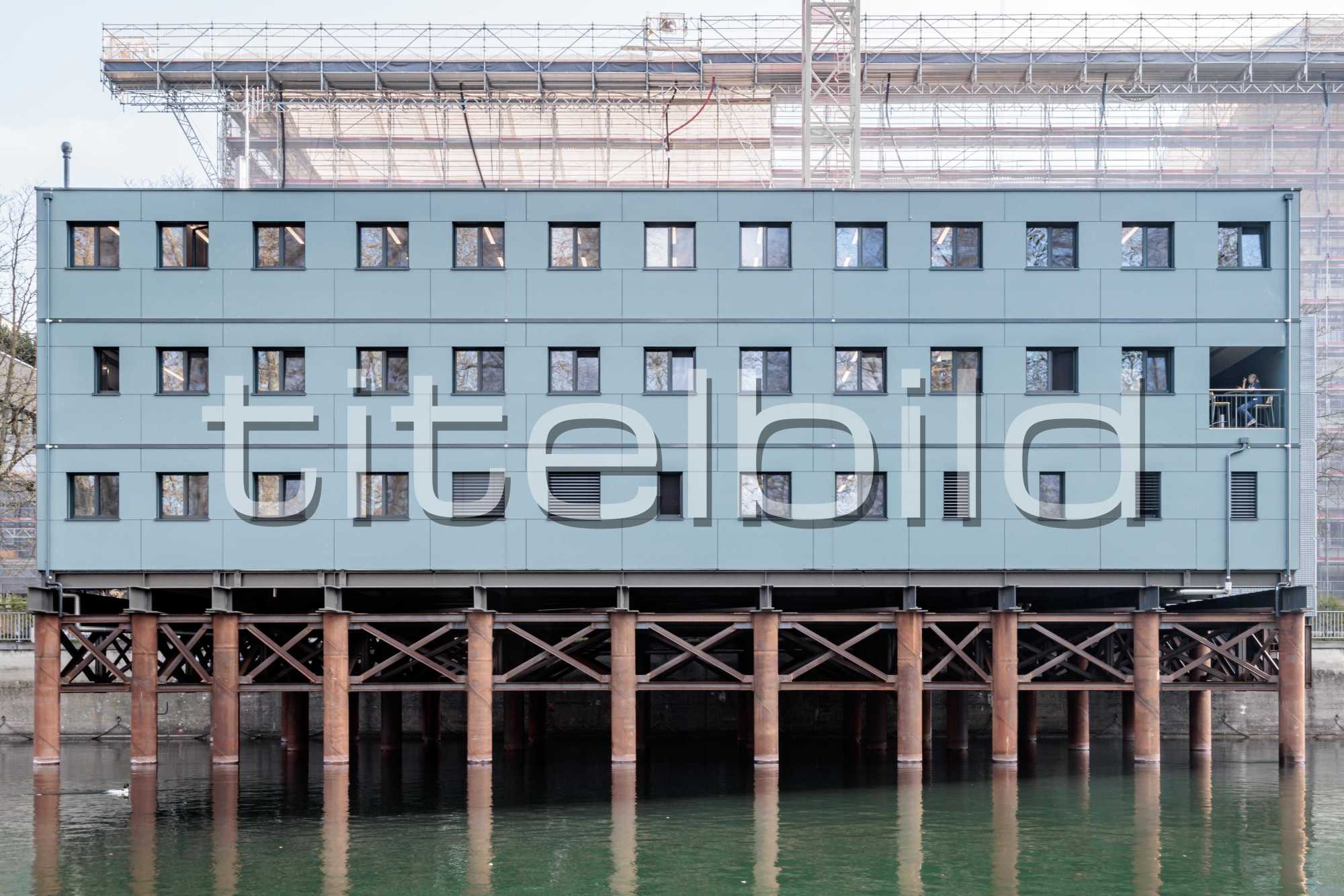 Projektbild-Nr. 2: Das Provisorium über der Limmat