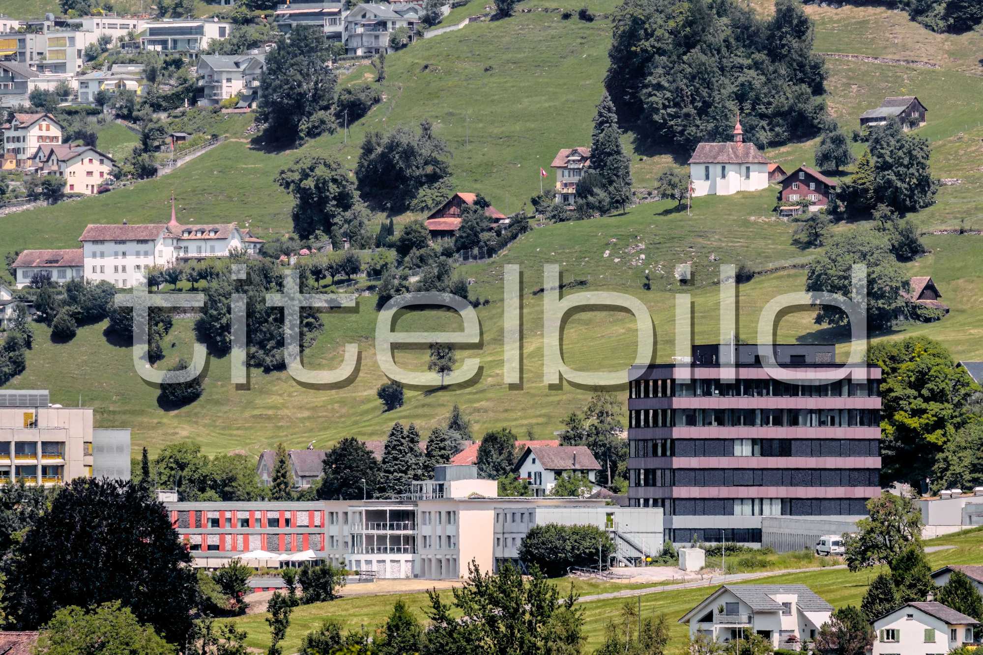 Projektbild-Nr. 1: Spital Schwyz Parkhaus und Multifunktionshaus
