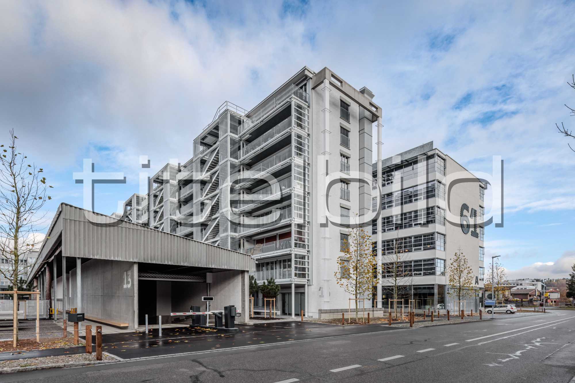 Projektbild-Nr. 1: Wohn- und Gewerbeüberbauung Zwhatt