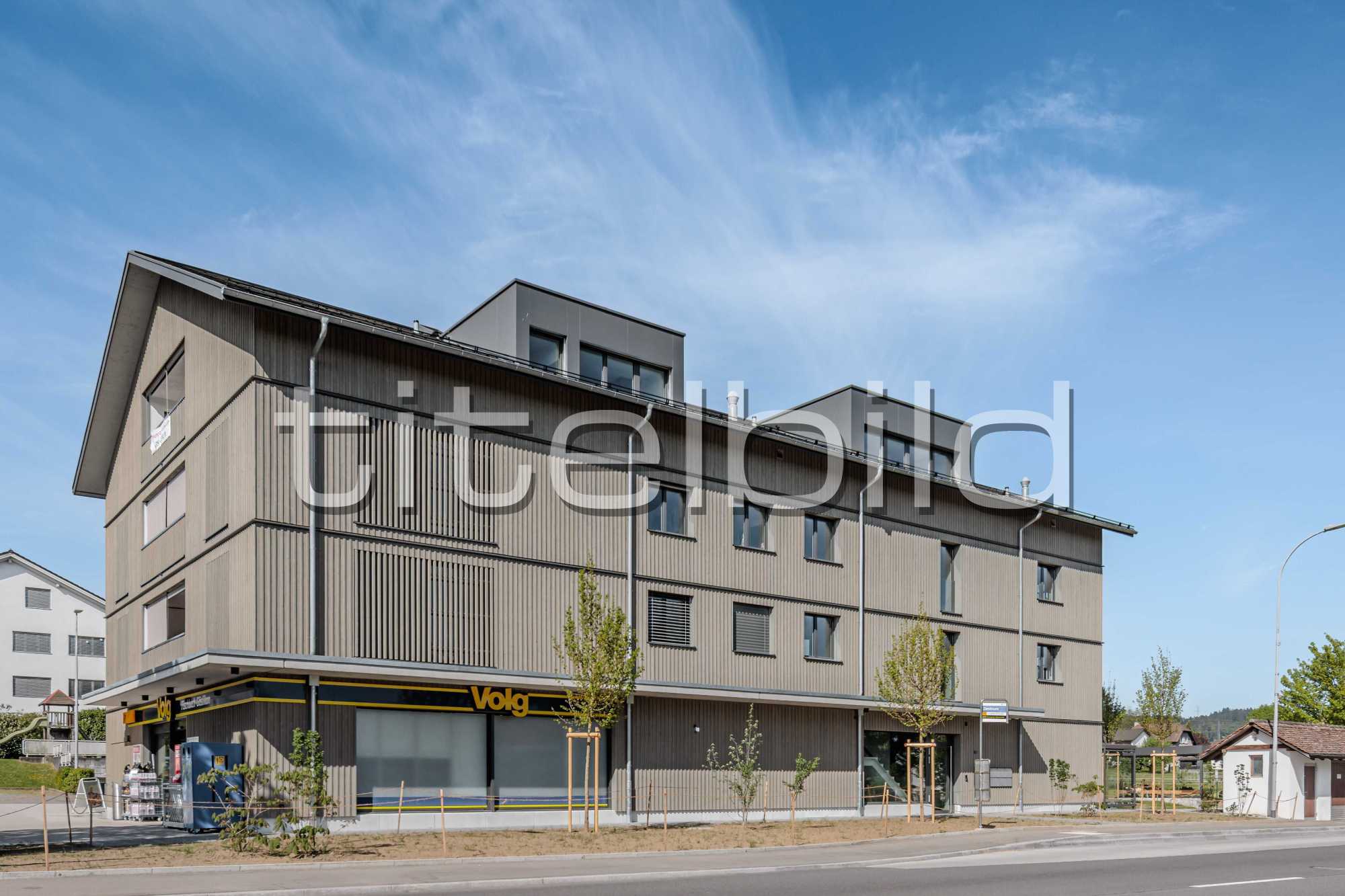 Projektbild-Nr. 0: Neubau Wohnhaus mit Volg Laden